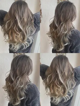 ロング カラー 美容室 ソンリエのヘアスタイル