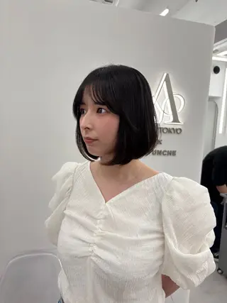 ショート 韓国ヘア/レイヤー/ 顔まわり足立遥奈のヘアスタイル