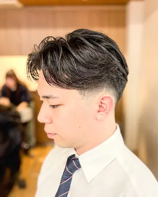 ショート メンズ 【メンズ縮毛矯正】 FILMS  軍司のヘアスタイル