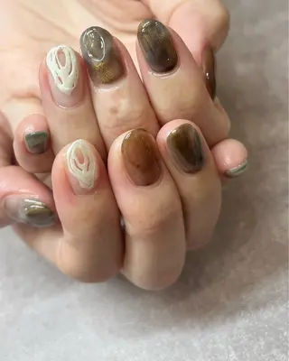 ネイル komorebi. 小峯 真実のネイルデザイン