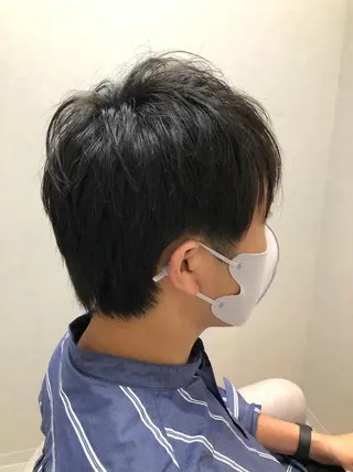 メンズ ショート/白髪ぼかし 君和田若菜のヘアスタイル