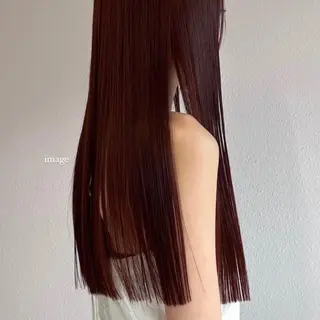 カラー nonoka オリーブ/グレージュのヘアスタイル