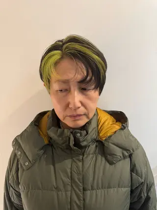 ショート カラー コイデ リュウセイのヘアスタイル