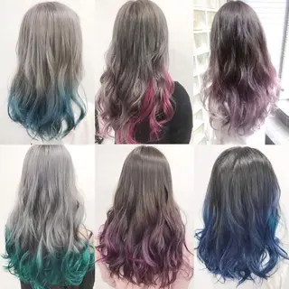 ミディアム カラー サロウィン柏所属・神山 昌子のヘアスタイル