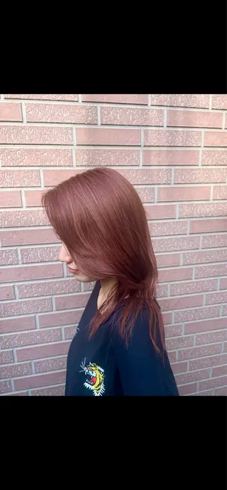 セミロング (h)wim kikoのヘアスタイル