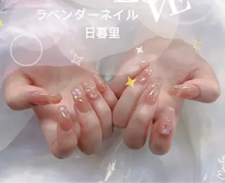 ネイル ラベンダー💖日暮里 ルル💖ネイルのネイルデザイン