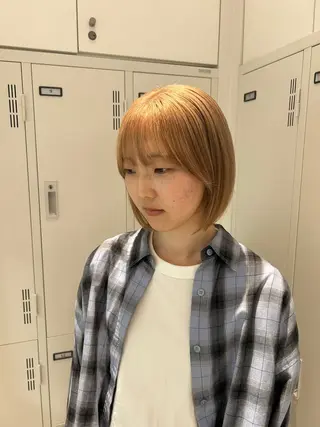 ショート カラー ダブルカラー /透明感カラーRioのヘアスタイル