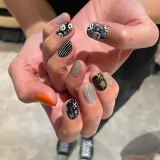 ネイル ハイトーン🦄ネイル 💞のぶちのネイルデザイン