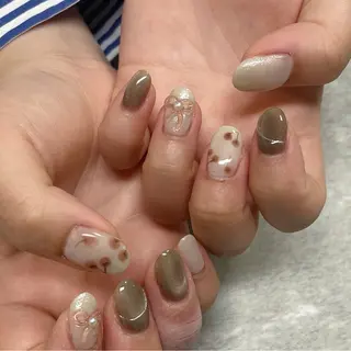 ネイル 【Zina京都駅前】 きぬがわ らむのネイルデザイン