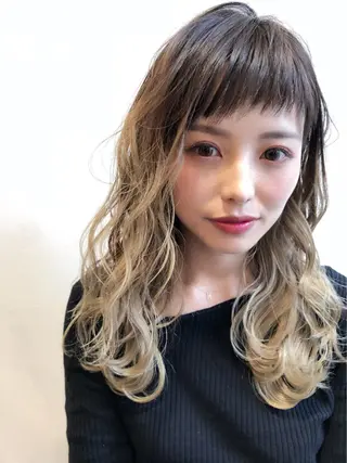 ミディアム カラー メンズカット特化柏駅 徒歩3分LOUのヘアスタイル