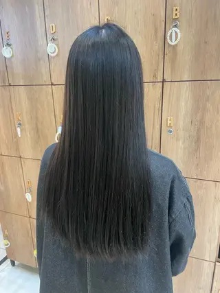 ロング 韓国カラー／エクステ 松戸梨杏のヘアスタイル