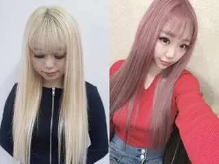 カラー ヘアアレンジ ロング エクステ LuciA\5900のヘアスタイル