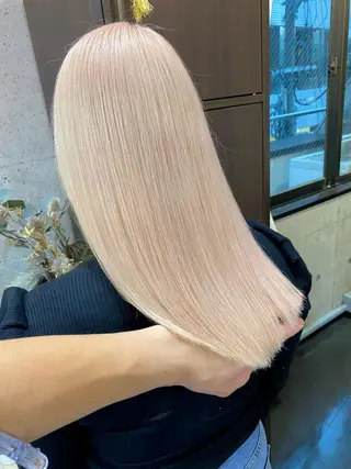 セミロング カラー Be:arc【ビアーク】所属・⭕️ダメージレス特化 髪質改善🥇丸山憲人のヘアスタイル