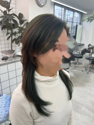 セミロング カラー あすか JILLSTUDIOのヘアスタイル