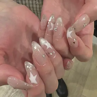 ネイル 韓国ワンホンネイル 🐈‍⬛natsuのネイルデザイン