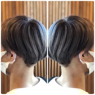 ショート カラー 小山内 龍一郎 店長のヘアスタイル