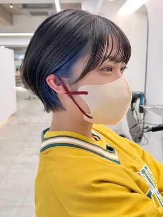 ショート カラー 夏山 秀憲のヘアスタイル