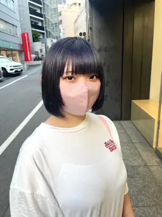 ショート カラー 🎀透明感 カラー🎀ミズキのヘアスタイル