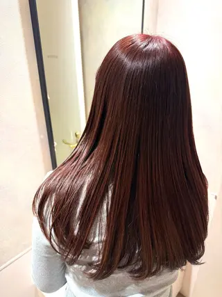 ミディアム カラー レイヤー✂️ ハイトーン💖モテ髪のヘアスタイル