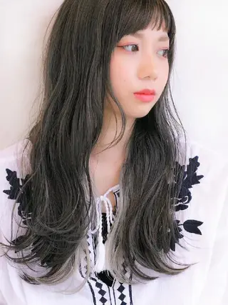 ロング カラー メンズ縮毛矯正✂ 髪質改善✄﻿金井雄司のヘアスタイル