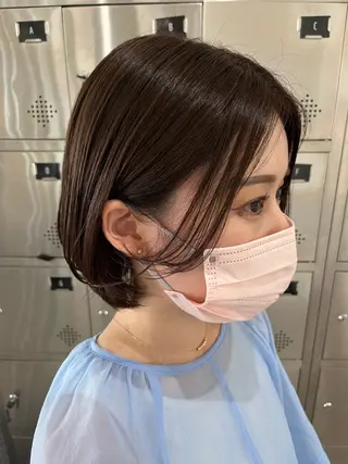ショート 透明感カラー‪🫧 Kanaのヘアスタイル