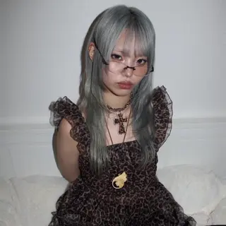 ロング カラー デザインカラー/ハイ トーン/konomiのヘアスタイル