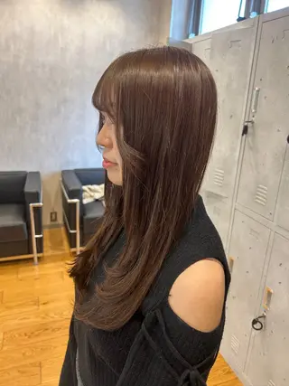 ロング tokute 片岡心🐥のヘアスタイル