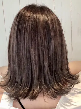 ロング カラー ヘアアレンジ Device ディバイスのヘアスタイル