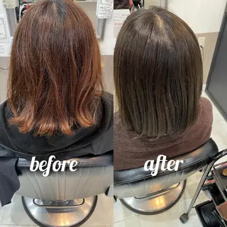 ミディアム 亀川蓮 Agu hairのヘアスタイル