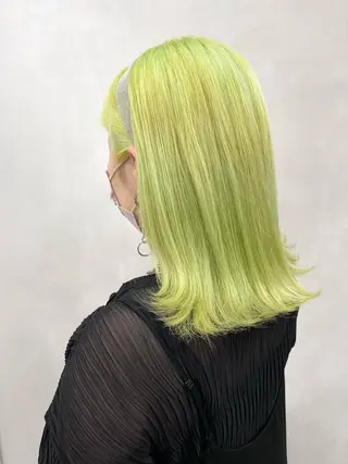セミロング カラー 🦋レイヤーカット ミドリカワ🦋のヘアスタイル