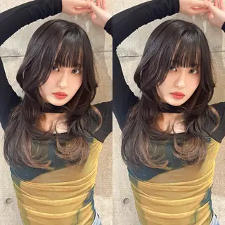 ミディアム 韓国ヘア/髪質改善 TAKAHIROのヘアスタイル