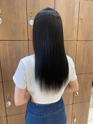 ロング 韓国カラー／エクステ 松戸梨杏のヘアスタイル