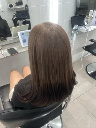 ロング カラー 表参道/ハイライト バレイヤージュのヘアスタイル