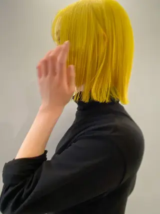 ショート カラー レイヤー/パーマ /ウルフ/nabeのヘアスタイル