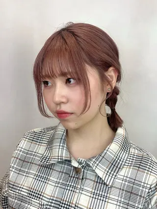 カラー 梶原 美保のヘアスタイル