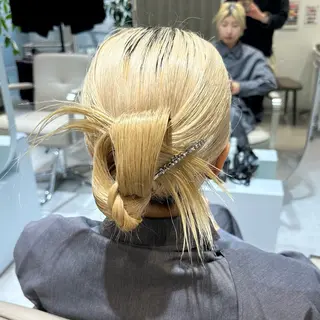 セミロング ヘアアレンジ なりた るいのヘアスタイル