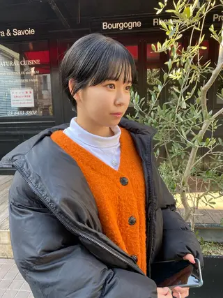 ショート カラー IVORY.所属・🟩白髪ぼかし/ボブ /ショートヘア/大司のヘアスタイル