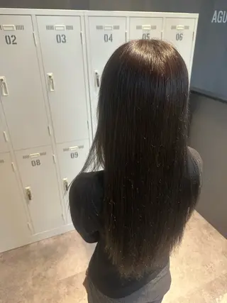 ロング Agu まゆかのヘアスタイル