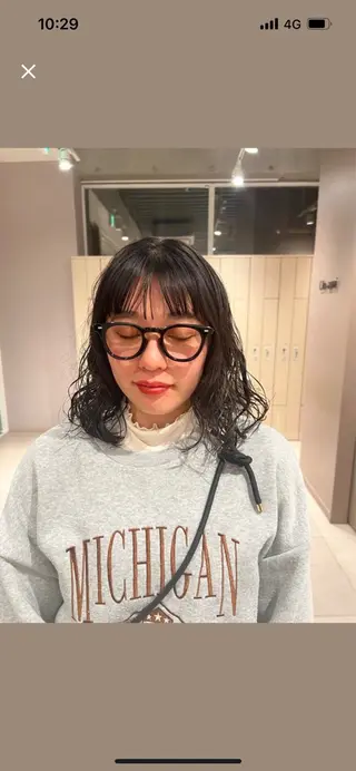 ショート レイヤーカット/ くびれヘア佐藤大空のヘアスタイル