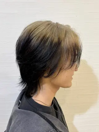 カラー メンズ 緑川 佳薫のヘアスタイル