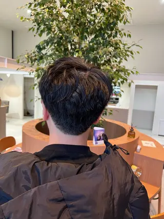 ショート パーマ メンズ 坂本 一真のヘアスタイル