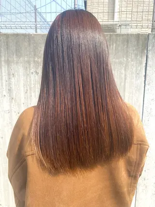 ロング アサクラ ユウアのヘアスタイル