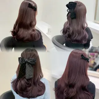 ロング カラー ハイトーンカラー💞 くるみ🎀のヘアスタイル