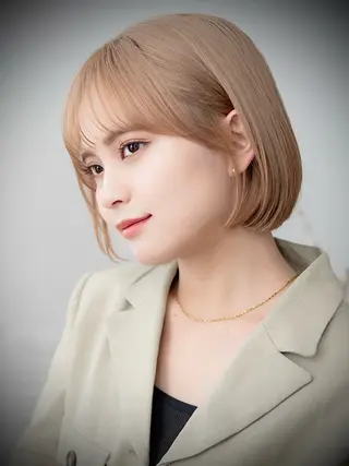 ミディアム MAQUM所属・タッキー ショートカット　ボブのヘアスタイル