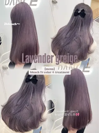 カラー 透ける透明感カラー 🤍anju🎀のヘアスタイル