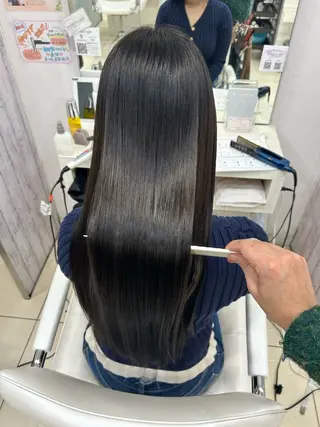 ロング 【髪質改善カラー】 瀧田嵐士🇰🇷のヘアスタイル