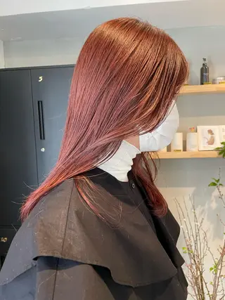 セミロング カラー SALOWIN下北沢所属・hazuki 🌝のヘアスタイル