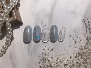 ネイル ネイルPetit Ribbonのネイルデザイン