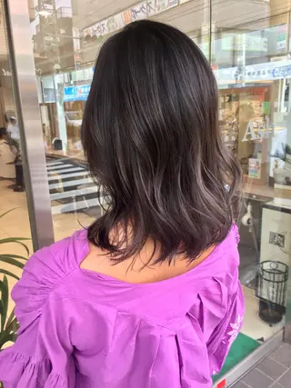 ミディアム カラー 寺内 紳悟のヘアスタイル