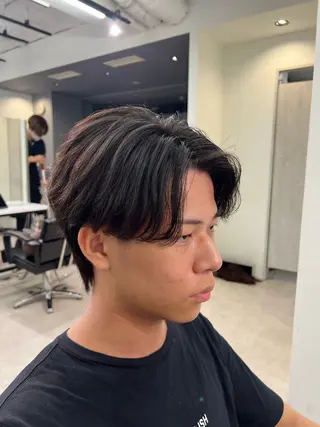 パーマ メンズ kei/透明感カラー /縮毛矯正/メンズのヘアスタイル